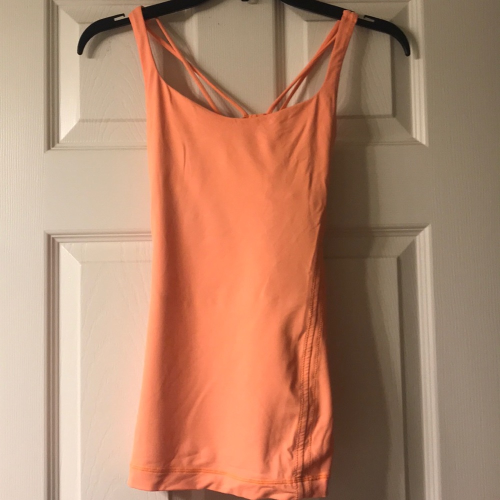 Orange Lululemon Tank Top